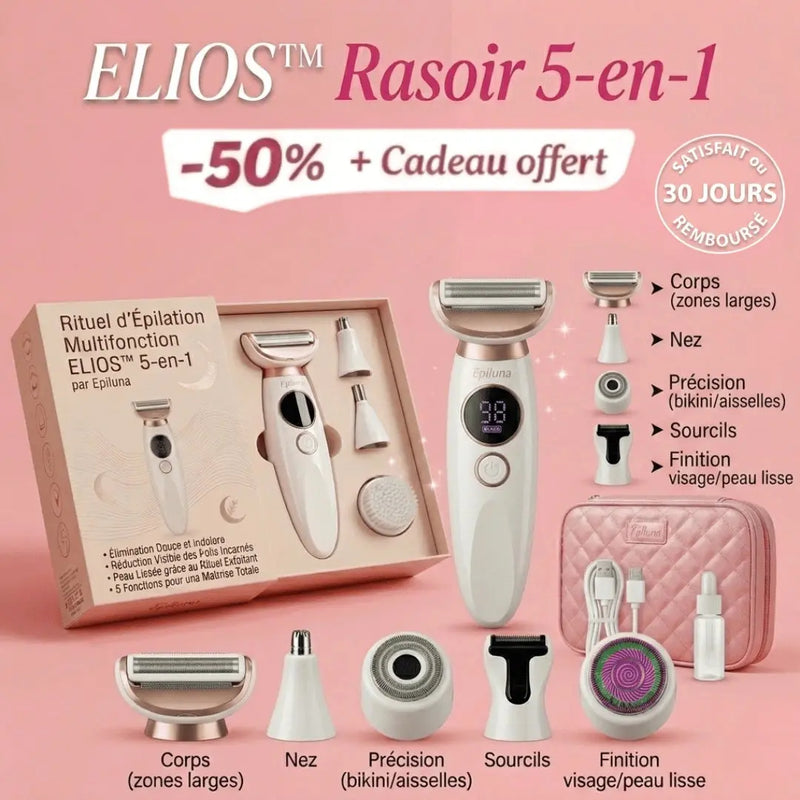 Rasoir ELIOS™ 5-en-1 épiluna