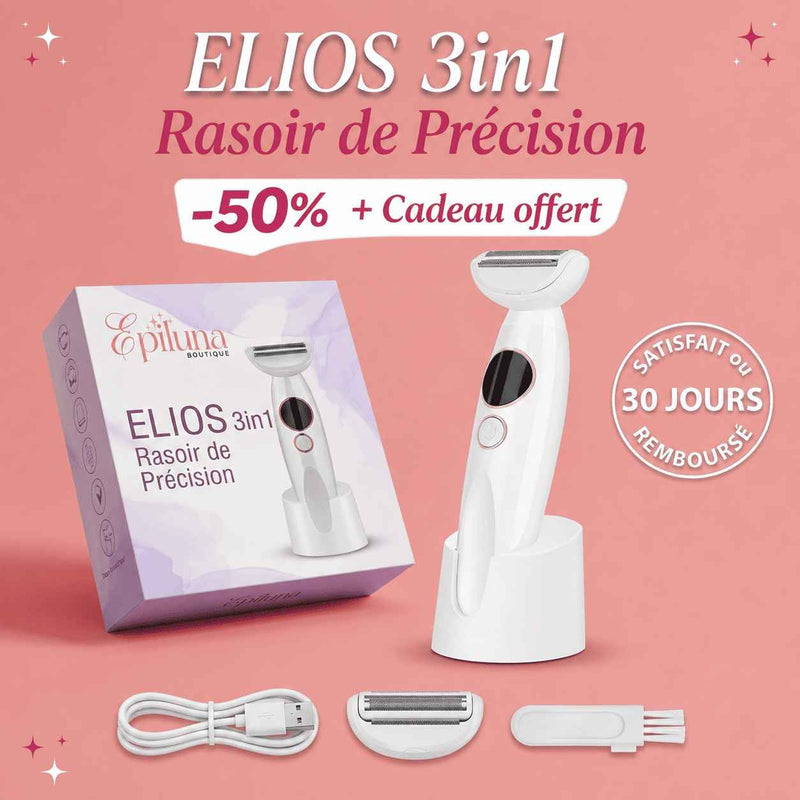 Rasoir ELIOS™ — Conçu pour les peaux sensibles
