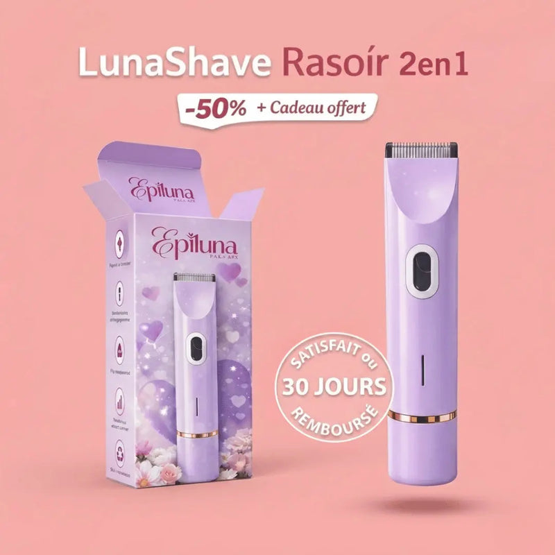 Rasoir 2en1 LunaShave épiluna