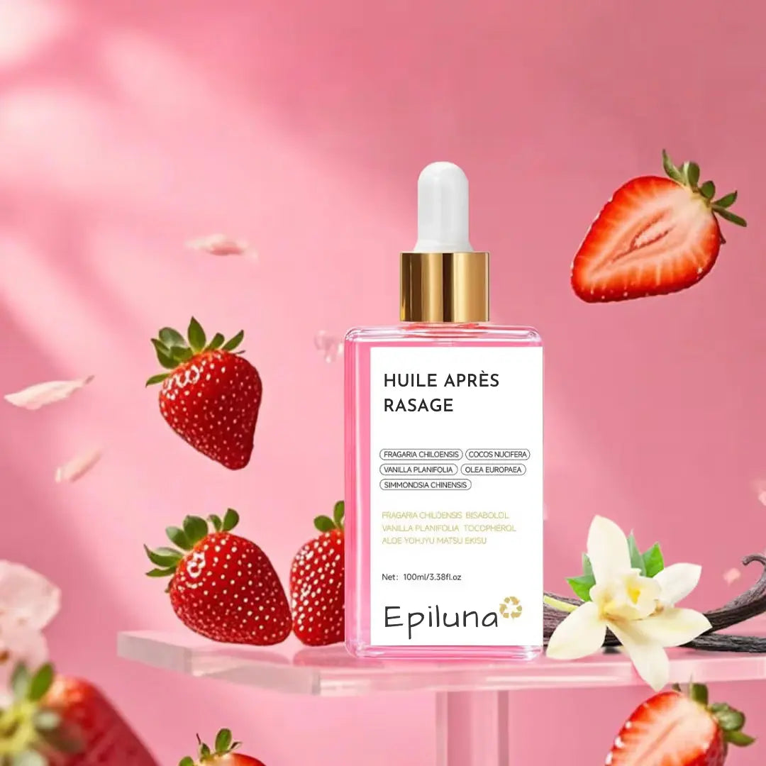 Huile après-rasage fraise épiluna