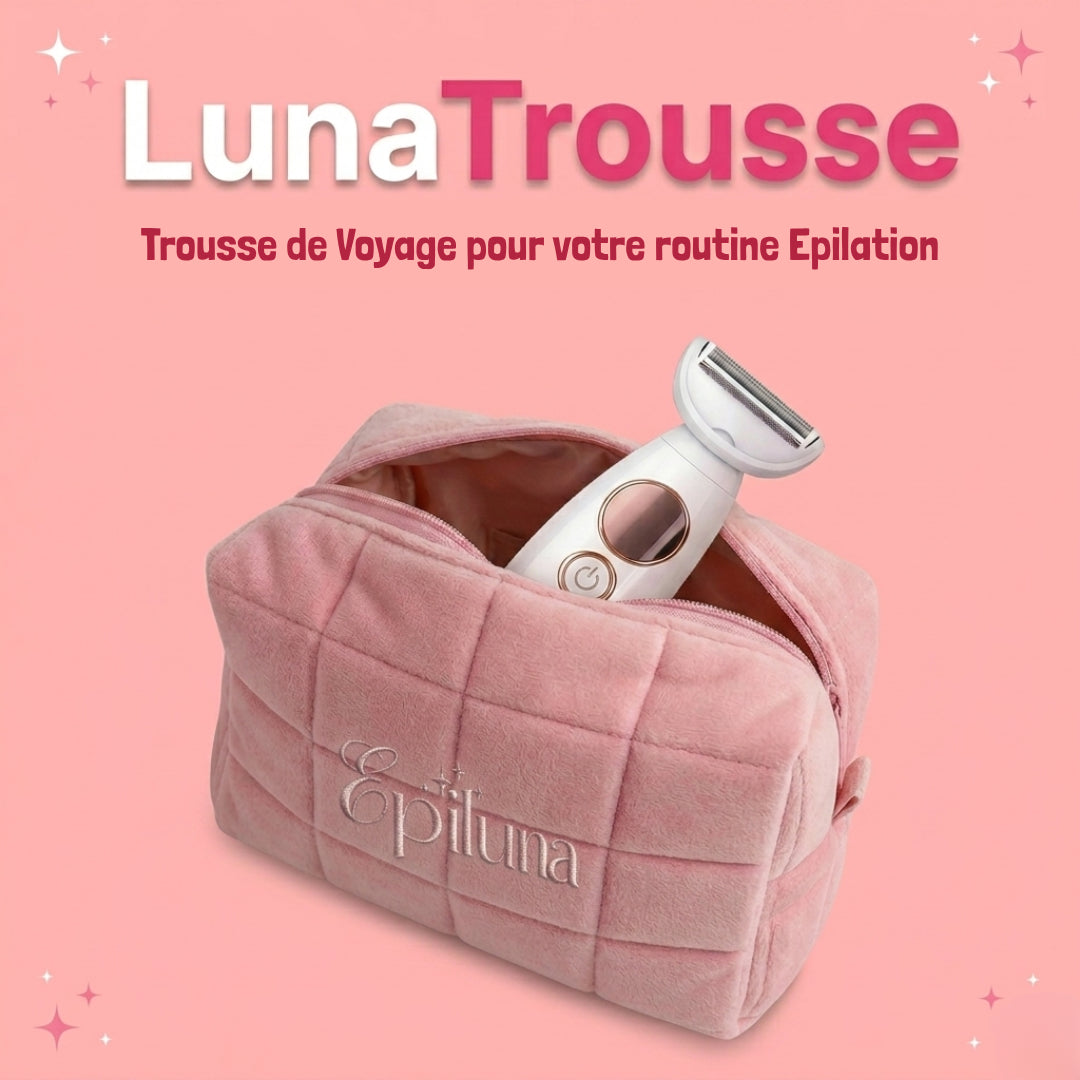 LunaTrousse® - Trousse de voyage pour votre routine épilation épiluna